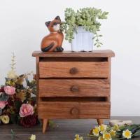 ราคา กล่องไม้สัก 3ลิ้นชัก มีขา กล่องไม้สักเก่า มีลิ้นชักเก็บของ กล่องเล็ก กล่อง ใส่เครื่องประดับ ลิ้นชักเก็บของข้างเตียง LuckyThailan (18462433708)