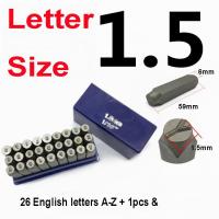 ราคา 9 36 Pcs Letter Number Metal Stamp Set Alphabet A Z Number 0 9 Iron Uppercase Stamps Punch Press Tool for DIY (20767296333)