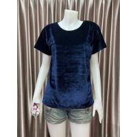 ราคา เสื้อกำมะหยี่ เปิดหลัง คอกลม มี 3 ขนาด อก 32 34 S ด้านหลังไขว้ อก 36 40 M และ อก 40 44 L ผ้านิ่มเด้ง ทิ้งตัว ใส่สบาย ใส่ได้ทุกโอกาสค่ะ (17984150292)