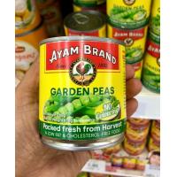 ราคา ถั่วลันเตา ถั่วขาว ผัก ผลไม้ ถั่ว กระป๋อง ตราอะยัม Ayam 230 กรัม (16404308705)