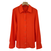 ราคา Jaspal เสื้อเชิ้ตชีฟองสีส้ม Used Like New Preloved (20628975004)