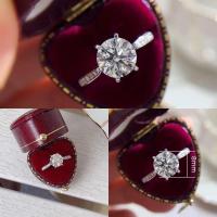 ราคา แหวนเพชรโมอีส 2 กะรัต เหลี่ยม H A เงินแท้ 92 5 เคลือบทองคำขาว (18562344894)