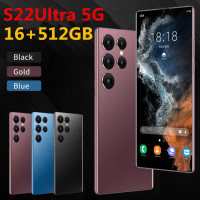 ราคา โทรศัพท์มือถือดั้งเดิม S22Ultra 5G 6 8 นิ้ว Android 12 0 AI รองรับการจดจำใบหน้า (21125766188)