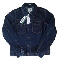 ราคา แจ๊คเก๊ตยีนส์ผู้หญิง Wrangler รุ่น WR S142R202 ผ้ายืดสียีนส์เข้ม ทรง REGULAR OVER Size COTTON 100 ของแท้จากโรงงาน (16441564042)