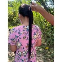 ราคา เส้นผมแท้ 100 แบบจับช่อแล้ว ขนาด 10 ช่อ ผมสวยเงางาม (17787429573)