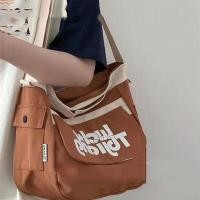 ราคา PLOVER จัดส่งฟรี สินค้าพร้อมส่ง ลำลอง กระเป๋าผ้าแคนวาส ทนต่อการสึกหรอ ระบายอากาศ แนวเกาหลี กระเป๋าโท้ท ความจุใหญ่ กระเป๋าสะพายข้าง (17113335006)