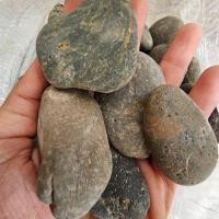 ราคา หินแม่น้ำ หินดำ ใต้น้ำแม่น้ำโขง หินน้ำตาล ขนาด 1kg หินโรยหน้ากระถาง (20969693050)