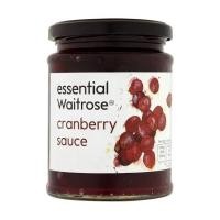 ราคา Essential Waitrose Cranberry Sauce ซอสแครนเบอรี่ ขนาด 305g (16328498097)