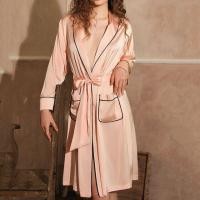 ราคา ซาตินเสื้อคลุมชุดชั้นในสำหรับผู้หญิงชุดนอนผ้าไหมเจ้าสาวงานแต่งงานของขวัญชุดคลุมอาบน้ำกิโมโนชุดนอน (13044143329)