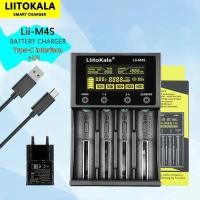 ราคา Liitokala เครื่องชาร์จแบตเตอรี่อเนกประสงค์ LCD 18650 Lii M4S สำหรับ3 7V 1 2V 26650 21700 14500 18350 17500 AA AAA A C และอื่นๆ (21171028264)