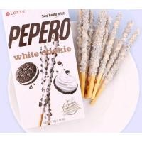 ราคา Lotte Pepero White Cookie ป๊อกกี้เกาหลี กล่องเล็ก น้ำหนัก 32 กรัม BBF 15 03 24 (20662016912)