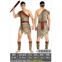 ราคา เสื้อผ้าคนป่าชุดการแสดง cos ดั้งเดิมชนเผ่าพื้นเมืองเสื้อผ้ามนุษย์ดั้งเดิมแอฟริกาลายเสือดาวนแดงสำหรับผู้ชายและผู้หญิงผู้ใหญ่ชุดก๊อตจิ (15579251286)