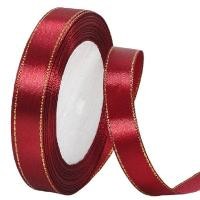 ราคา ริบบิ้นผ้า ริบบิ้นขอบทอง ไซค์ 0 6 ซม 1 ซม 1 5 ซม 2 ซม 2 5 ซม ม้วนยาว 22 เมตร มีสต๊อกพร้อมส่ง ริบบิ้นห่อของขวัญ ริบบิ้นซาติน ริบบิ้นผ้าซาติน (16088018883)