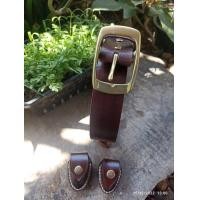 ราคา Giordano Official เข็มขัดผู้ชาย เข็มขัดหนัง เข็มขัด อะไหล่ทองเหลือง เข็มขัดหนังวัวแท้100 มีไซส์ยาว แจ้งเอวในข้อความ (17549455386)