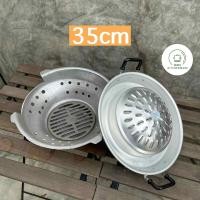 ราคา ชุดหมูกระทะ ชุดเตาพร้อมกระทะย่าง เนื้อย่างเกาหลี อย่างหนา ตราศรคู่ ขนาด 30 35 40 cm หมูกระทะ BMC kitchenware ร้าน BMC kitchenware (1434154851)