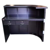 ราคา SHOP NBL เคาน์เตอร์โค้งประชาสัมพันธ์ NANO 120 Cm MODEL CT 9090 ดีไซน์สวยหรู สไตล์เกาหลี 2 ลิ้นชัก สินค้าขายดี แข็งแรงทนทาน ขนาด 120x55x105 Cm (14995061953)