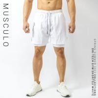 ราคา Musculo dri tech training shorts SS21 กางเกงกีฬาขาสั้น ผ้าร่มแบบมีซับใน (12992947797)