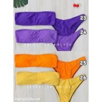 ราคา 40 สีพร้อมส่ง บิกินี่เกาะอก เกาะอกมีฟองน้ำ By Cherry swimwearr (19641793503)