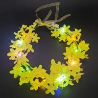 ราคา OKADI ที่คาดผมดอกไม้ ที่คาดผมมีไฟ ที่คาดผมLED มีไฟ สวยมาก มงกุฎไฟกระพริบ (20304994158)