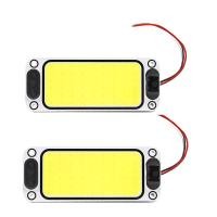 ราคา 12 24V 32W ไฟ LED ติดเพดานภายในรถยนต์แผงหลอดไฟ COB 108SMD โคมไฟหลังคารถบรรทุกกันน้ำ1ชิ้น (19496652710)