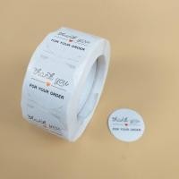 ราคา สติ๊กเกอร์ขอบคุณ Thank you Sticker สติ๊กเกอร์สำเร็จรูป ติดกล่อง ฉลากสินค้า ถุงขนม 500 ดวง ม้วน (15689687341)