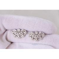 ราคา Neriza Jewelry ต่างหูติดหูเพชรสังเคราะห์ ประกายเทียบเท่าเพชรแท้ NE160 ต่างหูเพชรประกบ ต่างหูเพชร ต่างหูระย้า (18568756768)