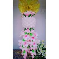 ราคา พวงมาลัยไหมพรมคล้องกระจกรถ (20672990901)