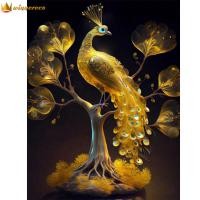 ราคา winnereco ภาพวาดเพชร นกยูง DIY สว่านเต็มตัวรูปภาพวาดประดับเพชรกลม5D ครอสติสคริสตัล งานฝีมือศิลปะสติ๊กเกอร์ตกแต่งบ้าน ครอสติชคริสตัDiamond Painting 30X40ซม (19766758254)