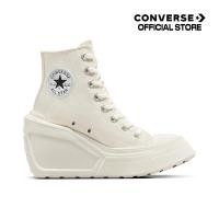 ราคา CONVERSE รองเท้าผ้าใบ SNEAKER คอนเวิร์ส CHUCK 70 DE LUXE WEDGE FOUNDATIONAL CANVAS WOMEN CREAM A06479C A06479CWS4CMXX (21199661771)