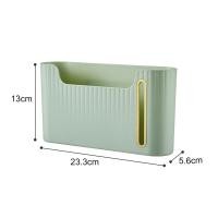 ราคา HANGDIAN จัดส่งฟรี ที่เก็บถุงพลาสติก กล่องเก็บถุงพลาสติก ที่ใส่ถุงขยะ ที่เก็บถุง ถุงขยะ กล่องเก็บถุงพลาสติก กล่องเก็บถุง ตัวยึดติดผนัง ไม่ต้องเจาะรู (19818376532)