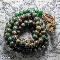 ราคา ประคำ 108 ประคำหยก สีเขียว ประคำแก้วมณีโชติ เม็ดประคำ 12 มิล กรุวังหน้า วัดพระแก้ว สำหรับการทำสมธิ สวดมนต์ ปฏิบัติวิปัสสนากัมมัฏฐาน (17188229841)