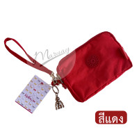 ราคา กระเป๋าคล้องมือ KIPLING 3 ช่อง พร้อมพวงกุญแจลิงโลหะ 16x11 cm (20918817984)