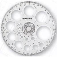 ราคา ISOMARS Protector 360 องศา และ เรขาวงกลมออกแบบ 360 องศา ไม้บรรทัด ไม้โปรเทคเตอร์ ใช้สำหรับงานออกแบบ (19590110768)