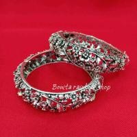 ราคา กำไลข้อมือ สีเงินรมดำ เครื่องประดับล้านนา ราคาต่อ 1 วง มีหลายลายให้เลือก (14366333553)