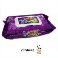 ราคา BokDok Pet Wipes ผ้าเปียก ทำความสะอาดสัตว์เลี้ยง แผ่นหนา 70 แผ่น ทิชชูเปียก (18058433136)