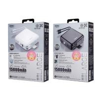 ราคา Remax Power Bank 15000 mAh RPP 20 แบตสำรองแท้100 Power Bank ขนาดพกพา (19714448265)