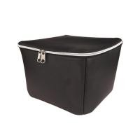 ราคา ตะกร้าจักรยานไฟฟ้ารถจักรยานหน้ากระเป๋าเก็บของกันน้ำตะกร้าหนังอเนกประสงค์คลุมด้านในตะกร้าด้านหน้ารถมอเตอร์ไซด์กระเป๋าตะกร้าจักรยานพับได้ (19574880695)