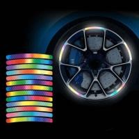 ราคา สติกเกอร์สะท้อนแสงล้อรถยนต์สติกเกอร์สีสัน20ชิ้นสติกเกอร์ติดสติกเกอร์สะท้อนแสงขอบยางล้อสติกเกอร์มอเตอร์ไซค์รถยนต์จักรยานเรืองแสง (17648719647)