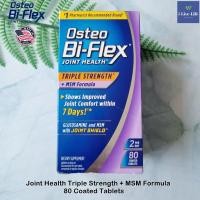 ราคา Osteo Bi Flex Joint Health Triple Strength MSM Formula 80 Coated Tablets อาหารเสริมสำหรับกระดูกและข้อต่อ รวมเอ็มเอสเอ็ม (12879288793)