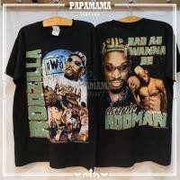 ราคา DENNIS RODMAN Bas as i waana be เดนนิส รอดแมน เสื้อบาส เสื้ือกีฬา Chicago Bulls papamama vintage แฟชั่นแขนสั้นผ้าฝ้าย (19901877109)