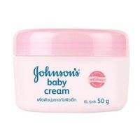 ราคา จอห์นสัน เบบี้ ครีม Johnsons baby cream กระปุกสีชมพู ขนาด 50g (7051808409)