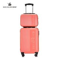 ราคา David Jones กระเป๋าเดินทางขนาด20นิ้วกระเป๋าเดินทางน้ำหนักเบามีปลอกแข็งสปินเนอร์กระเป๋าใส่เครื่องสำอางค์ล็อคดิจิตอลน้ำหนักเบา (20025644048)