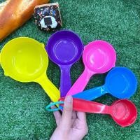 ราคา ชุด 5 ชิ้น ถ้วยตวงช้อนตวงพลาสติก ช้อนตวง ถ้วยตวง ช้อนตวงทำขนม อุปกรณ์ทำขนม อุปกรณ์ตวงอาหาร (19280123734)