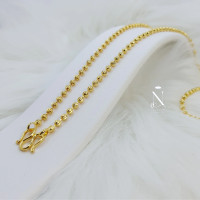 ราคา สร้อยคอมูนคัท เงินแท้925 ชุบ24k เม็ด3มิล น้ำหนัก1บาท เกรดพรีเมี่ยม เทียบแท้ งานทนสวยมาก ไม่ลอกไม่ดำ ใส่อาบน้ำลงทะเลได้ มีใบรับประกัน (20905669200)