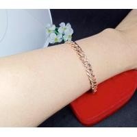 ราคา สร้อยข้อมือนาค สร้อยข้อมือ rose gold เลสข้อมือนาค (12545194027)
