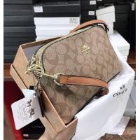 ราคา พร้อมส่ง กระเป๋าสะพายโค้ช กระเป๋าถือโคช กระเป๋าแฟชั่น 2ซิป ขนาด 10 นิ้ว (12082607079)