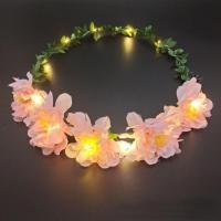 ราคา OKADI CODที่คาดผมดอกไม้ ที่คาดผมมีไฟ ที่คาดผมLED มีไฟ สวยมาก มงกุฎไฟกระพริบ (20719822197)