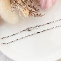 ราคา พร้อมส่ง สร้อยคองานเงิน ชุบทองคำขาว สร้อยคออิตาลี สร้อยคอเกาหลี สร้อยสีเงินสร้อยคอ XUPING ลายเยอะ ใส่อาบนำ้ได้ ไม่ลอก ไม่ดำ 404 (12758498157)