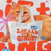 ราคา Justbehappy Tote Bag กระเป๋าผ้าลายใหม่ คลอน้องหมาน้องแมว (21279129720)