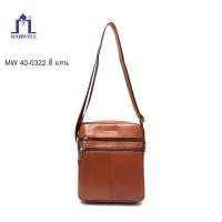 ราคา Marwell มาร์เวลล์ กระเป๋าสะพายข้างบุรุษ หนังแท้ รุ่น MW 40 0322 (16725934596)